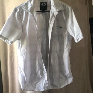 Fox short sleeve button down